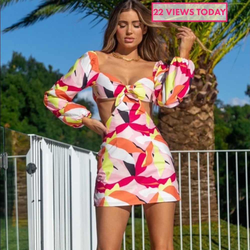 Beginning Boutique Evylon Mini Dress Multi